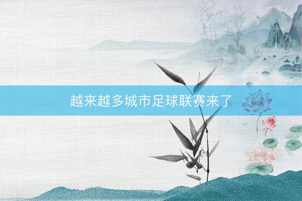 越来越多城市足球联赛来了