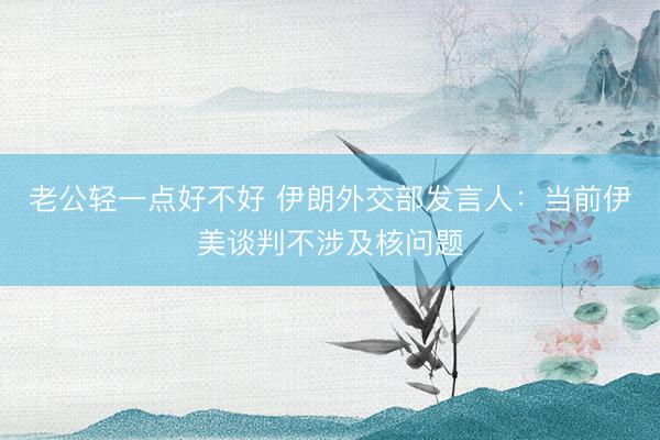 老公轻一点好不好 伊朗外交部发言人：当前伊美谈判不涉及核问题