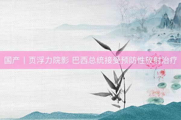 国产丨页浮力院影 巴西总统接受预防性放射治疗