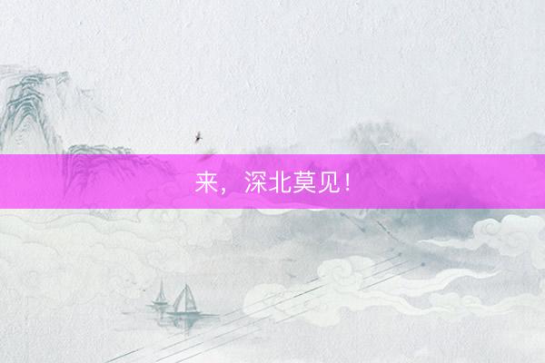 来，深北莫见！